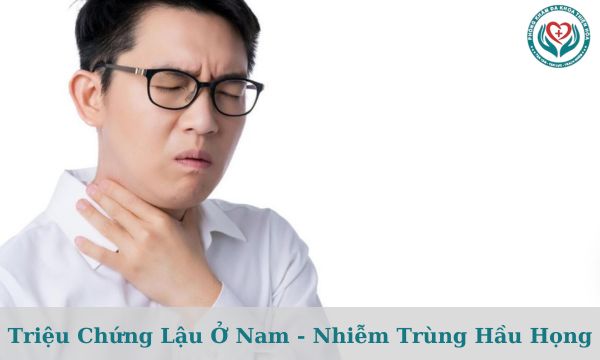 Triệu chứng lậu ở nam - Nhiễm trùng hầu họng