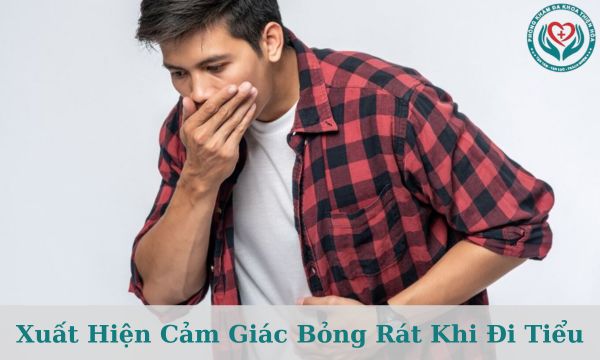 Xuất hiện cảm giác bỏng rát khi đi tiểu